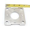 BBMTA Replacement Trailer Axle Brake Backing Plate Mount Flange 1.64" for 2000# Axle, 4 Hole Bolt Square Bracket（2pack）