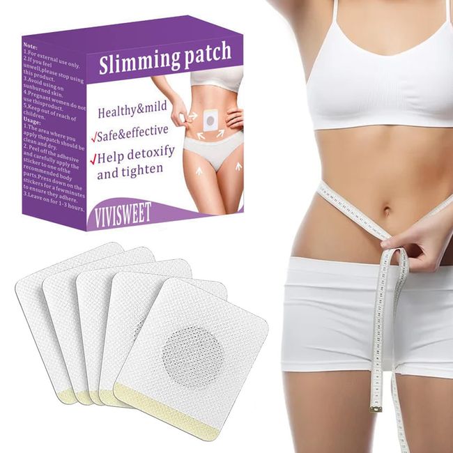 Abnehmpflaster, Abnehmen Schnell Fettverbrenner, Abnehmen Patches für Bierbauch, Bauchfett Taille, Eimer Taille, Bauchnabelpflaster für Anti-Cellulite Gewichtsverlust - 30pcs