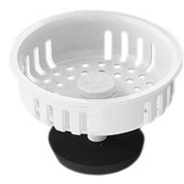 PLUMB PAK PP820-26 WHITE PLASTIC ADJUSTABLE POST SINK STRAINER BASKET 1141332