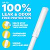 Tampax Cardboard Applicator Tampons, Super Plus Absorbency, Unscented, 40 Count