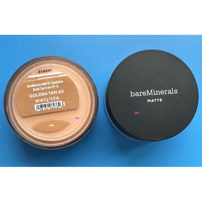 BareMinerals MATTE Foundation SPF15 6g/0.21 oz - GOLDEN Tan W30 100% Authentic