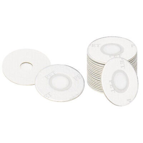 50 Pcs 24mm/0.94" Aluminum Foil Vent Seal Liner for PET Plastic Bottle Jar Lid