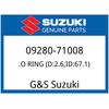 Suzuki OEM Part 09280-71008 .O-RING (D:2.6 ID:67.1)