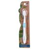EcoFam Kid's Compostable Toothbrush with Silver Anti-Microbial Bristles (4 pack)