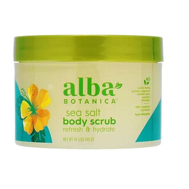 (alba BOTANICA) Alba Botanica Hawaiian Body Scrub Sea Salt 411g