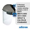 Advantage Face Shield - Lightweight Mask with Crown & Ratchet Headgear, for W...