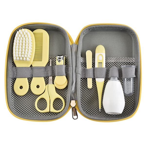 Babypflegeset, RoseFlower 8 teilige Baby Pflegeset Erstausstattung für Neugeborene - Babywanne Baby Grooming Kit Kinderbetreuungsset für Neugeborene Säugling Kleinkinder Gesundheitswesen & Pflege