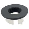 Black Brass Made Basin Sink Overflow Cover Insert Hole Trim