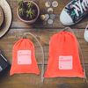 WINOMO 4Pcs Nylon Drawstring Bag Set, Multi Color, Rectangular, Space-Saving, Travel & Outdoor Activity Storage Bags