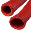 Auto Dynasty High Temperature Spark Plug Wire Boot Protect Sleeve Cover Compatible with 4 CYL (Red)