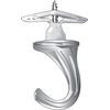Hillman 122406 Hook White Ceramic/Zinc Large Versa 75 lb. cap. White