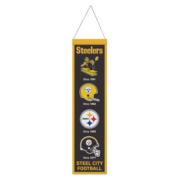 WinCraft Pittsburgh Steelers 8" x 32" Evolution Banner