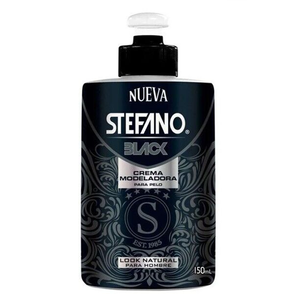 3 Pack Crema para Peinar Stefano Black 150ml