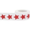 Red Star Shape Stickers 0.75 Inch 500 Adhesive Labels