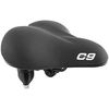 Cloud-9 Cruiser Anatomic Saddle, 10.5" x 10.5", Heavy Duty Black Emerald
