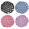 Crochet Bun Cover With 30 Rhinestones 4 Pcs Color Pack (Assorted)