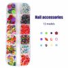 Nail Art Accessories Kit Pen Dotting Tools Brushes Decoration Rhinestones Set