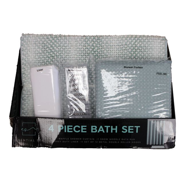 Essential Spa Teal 4 Piece Bath Set