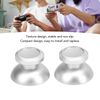 Thumb Grip Joystick Cap Analog Stick Cap for Xboxone, for 2Pcs Controller Thumb Grip Caps Replacement (Silver)