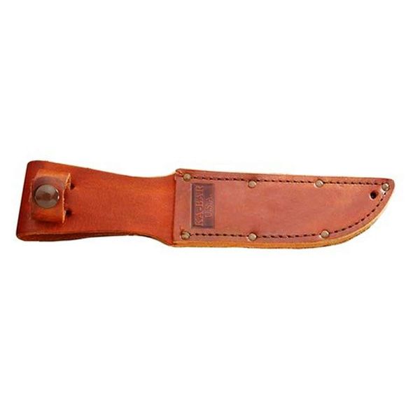 Ka-Bar USA Leather Sheath, 5-1/4 Inch, Brown