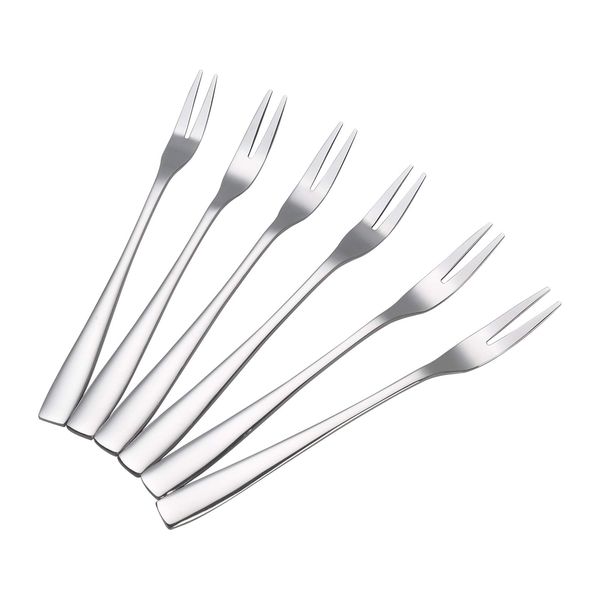 Asking 12-Piece Mini Fruit Fork, Stainless Steel Salad Forks