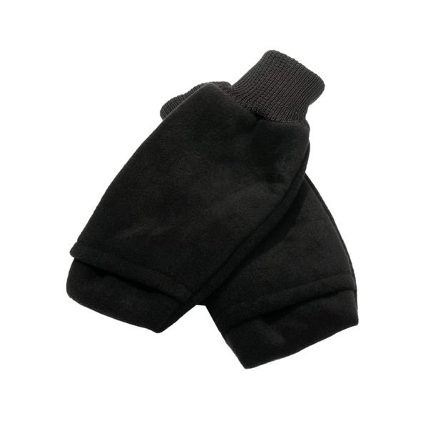 Fleece Open-Ended Winter Pull-Up Mitts Size Small