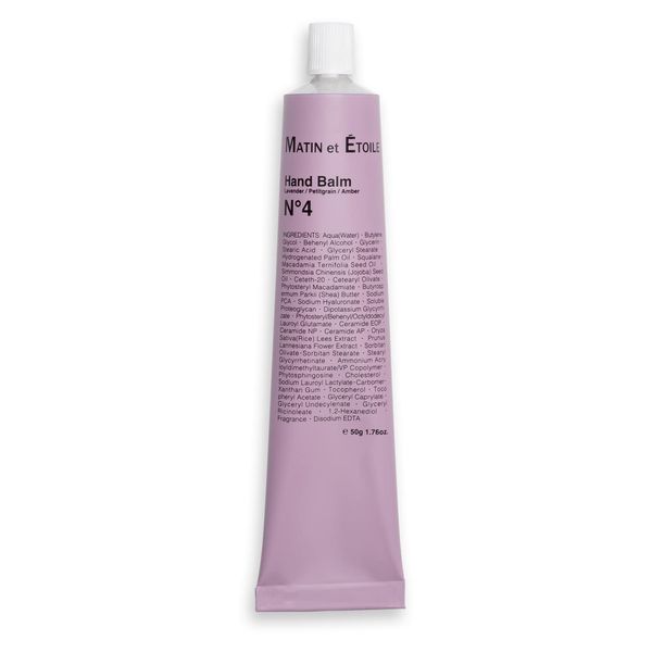 MORNING and STAR Hand Balm No. 4 (Lavender Petit Glen Amber) Moist Hand Cream, 1.8 oz (50 g)