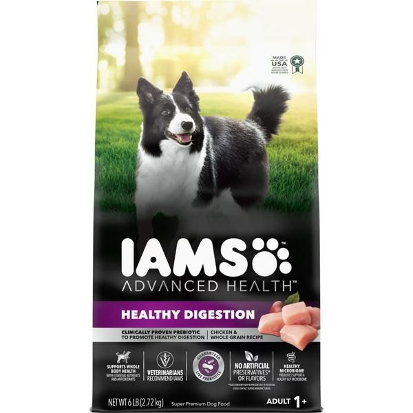 IAMS Health Digestion Chicken & Whole Grain Adult Dry Dog Food 6 Lb Bag