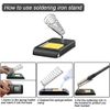60W Soldering Iron Kit Adjustable Temp Electronics Welding Solder Gun Tool 110V