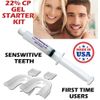 Teeth Whitening Gel 22% CP For Sensitive Teeth At-Home Tooth Bleaching Kit