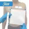 PICC Line 7 x 7 Inch Waterproof Transparent Shower Wraps