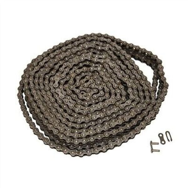 30ft #48 Nickel Plated Roller Chain with Master Link 1/2" Pitch Gate Opener