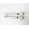 7/16-INCH ROUND TENSION SPRING RODS 5" TO 6.5" ADJUSTABLE WIDTH-WHITE 2 PER PACK