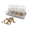 ShineNow M3 M4 M5 Threaded Inserts for Plastic 3D Printing Heat Set Insert Kit 145pcs