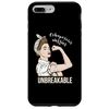 Osteoporosis Awareness For Her Warrior Unbreakable Support Case for iPhone 7 Plus/8 Plus