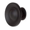 GlideRite Hardware 5105-MB-25 1 inch Diameter Small Round Ring Cabinet Knobs 25 Pack, Matte Black Finish