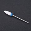 Manicure Tool, Premium Ceramic Nail Drills, Nail Drill Bits Smooth Tip Drill Bits Professional Nail Cutters Bits for Acrylic Nails, Safety Cuticle Clean Gel Removal(#4)