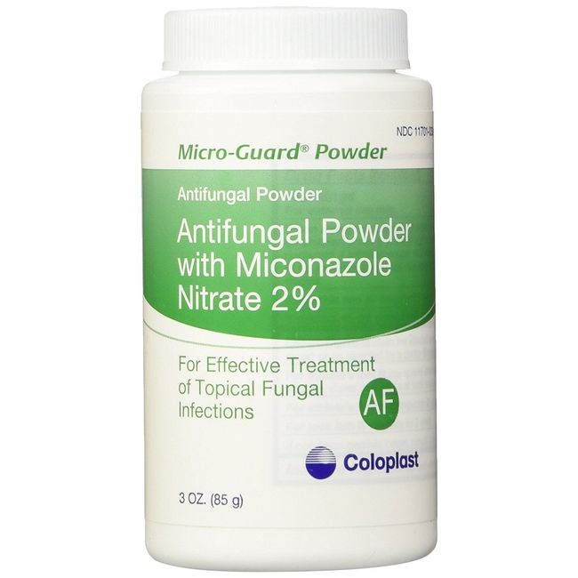 Coloplast Micro Guard Antifungal Powder Miconazole Nitrate Safe Effective 3oz