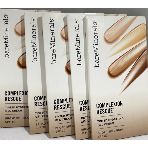 (5 PACK) (SAMPLES) BareMinerals Complexion Rescue Tinted Hydrating Gel Cream