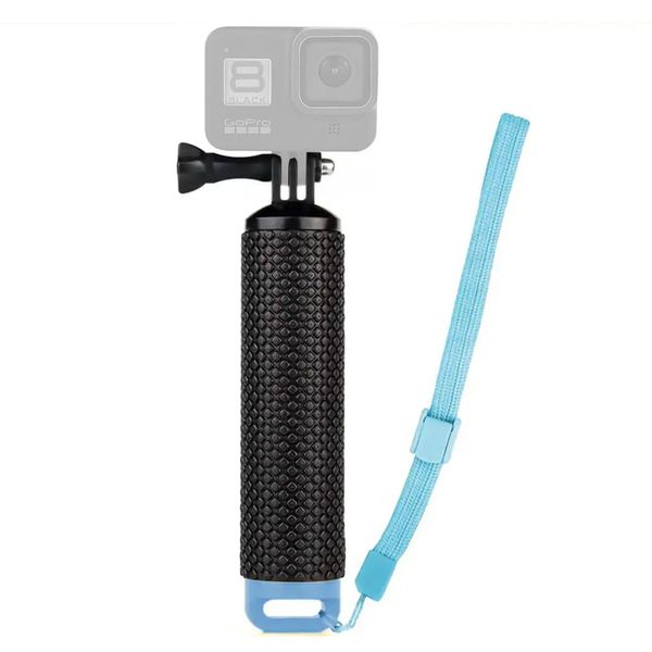 WANGCL Schwimmfähiger Kamerastab, wasserdicht, Selfie-Stick, schwimmender Handgriff für Action Cam GoPro Hero 10 9 Hero10 Max Hero9 Akaso Apexcam, Blau