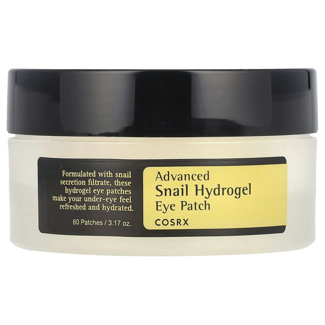 Advanced Snail Hydrogel Eye Patch, 60 Patches, 3.17 oz (90 g)