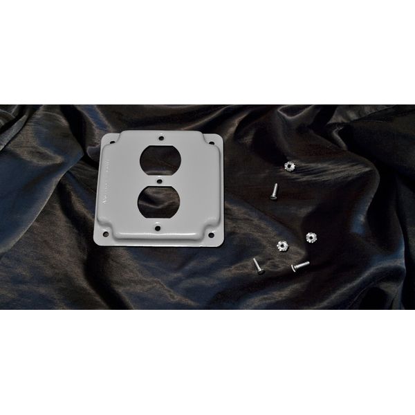 4" Square Industrial surface Covers -  1 Duplex
