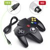2x Retro 64-bit N64 USB Controller Gamepad Joystick, iNNEXT Classic Wired N64 USB PC Game Controllers for Windows Mac Raspberry