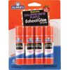 Elmer's E543 Washable School Glue Sticks, Disappearing Purple, 4/Pack