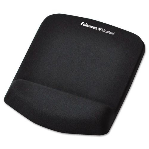 Fellowes 9252001 Mouse Pad/Wrist Rest, w/Foam Fusion,7-1/4-Inch x9-3/8-Inch x1-Inch,Black