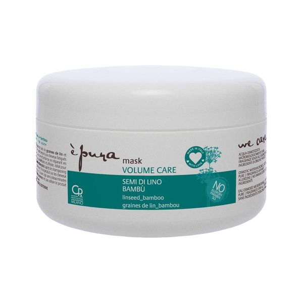 È Pura - Volume Care Mask - Intensive Volumizing Professional Hair Treatment - 300 ml