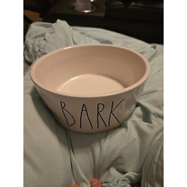 Rae Dunn BARK Dog Food/Water Bowl