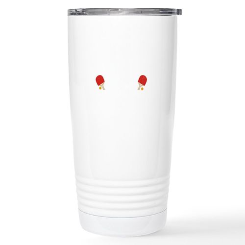 CafePress Table Tennis Time Ping Pong Mugs 20 oz. Insulated Stainless Steel Coffee Tumbler