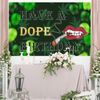 WeBenison Marijuana 420 Theme Birthday Party Banner 6x4 ft