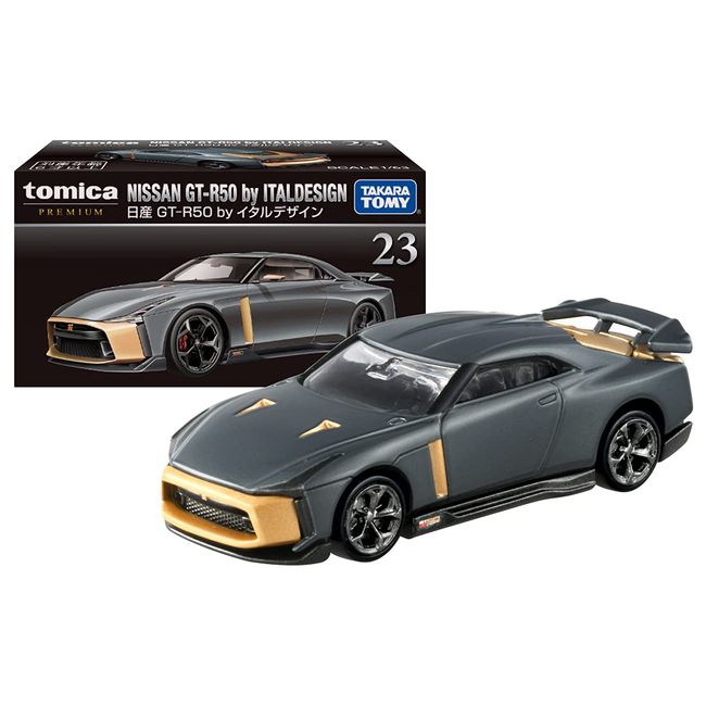 Takara Tomy "Tomica Premium 23 Nissan GT-R50 by ITAL DESIGN" Mini Car, Toy, For Ages 6 and Up, Boxed, Toy Safety Standards Passed, ST Mark Certification, TOMICA TAKARA TOMY